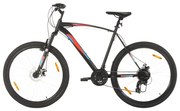 vidaXL Mountainbike 21 versnellingen 29 inch wielen 53 cm frame zwart