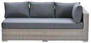 Garden Impressions Tennessee loungebank arm links vintage willow - texfiber