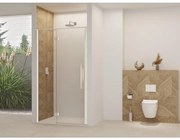 Van Rijn Products ST07 Deur vast deel - 108x200cm - helder glas - stabilisatiestang - RVS Geborsteld ST07300110HEBN