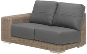 4 Seasons Outdoor Kingston 2 seater right arm, pure  Tuinbank     weerbestendig