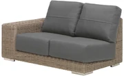 4 Seasons Outdoor Kingston 2 seater right arm, pure  Tuinbank     weerbestendig