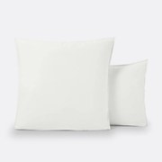 Effen kussensloop in gewassen katoen, Scenario