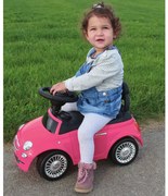 JAMARA Duwauto Fiat 500 roze