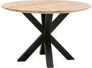 Goossens Eettafel Stef, Rond 110 x 110 cm