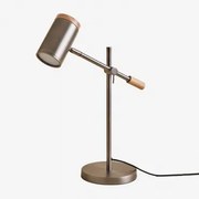 Draaibare Tafellamp Van Ijzer Amaranto Grijs – Chroom - Sklum