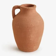 Terracotta Vaas Met Agnon-handvat Rood Sienna - Sklum