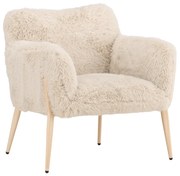 Fauteuil Met Zacht Imitatiebont