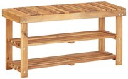 vidaXL Schoenenrek 90x32x46 cm massief acaciahout