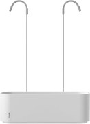 Tiger 2-Store hangend doucherek 24,9x12,2x34,3cm wit