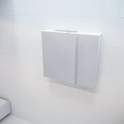 Mondiaz Cubb spiegelkast 80x70x16cm talc met 2 deuren