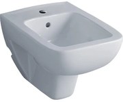 Geberit Renova Plan wandbidet 35,5x54cm met kraangat met overloop wit 232150000