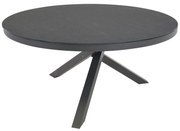 Lesli Living  Ronde Tuintafel - Mojito Negro - Ø 150 cm -  Keramiek - Lesli Living