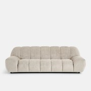 4-zits bank van dik fluweel Nuria