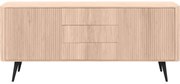 Goossens Dressoir Seppe, 2 deuren 3 laden