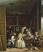 Kunstreproductie Las Meninas or The Family of Philip IV, Diego Velázquez