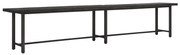 DTP Home Timeless Black Beam Eetkamerbank Zwart Teak 240 Cm