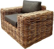 Sabuga lounge tuinstoel naturel rotan
