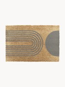 Deurmat Abstract Half Moon