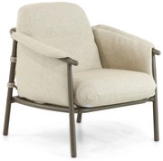 Tuinstoel Aluminium Taupe-naturel-bruin 4 Seasons Outdoor Ezra