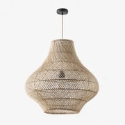 Magali Plafondlamp Natuurlijk - Zwart & Ø65 Cm Magali - Sklum