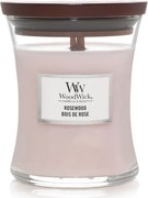 WoodWick geurkaars - Medium Hourglass - Rosewood