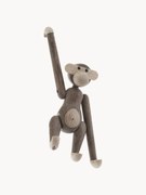 Design decoratief object Monkey van eikenhout, H 19 cm