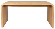 Zuiver Brave Design Eettafel Gebogen Eiken - 160 X 80cm.
