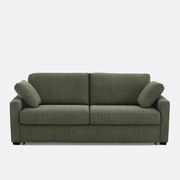 Slaapbank van fijn ribfluweel, schuim, Timor