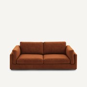 Omvormbare bank in fluweel, César