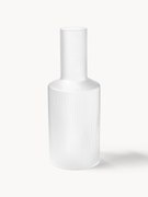 Mondgeblazen karaf Ripple met reliëfpatroon, 1 L