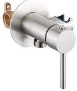 Fortifura Calvi Mengkraan Bidet - met handdouchehouder - geborsteld rvs SW1236930