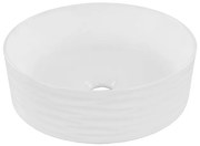 Differnz Wave waskom 37x37x12cm keramiek wit glans 38.010.66