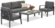 Zakintos Coffee 5 antraciet Garden Point technorattan set