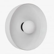 Jaxal Wandlamp Wit – Zwart & Ø35 Cm - Sklum