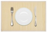 vidaXL 242107 6 Bamboo Placemats 30 x 45 cm Natural