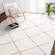 VEVOR kortpolig tapijt 3048 x 2438 mm, gezellig tapijt voor in de woonkamer, vloerkleed voor woonkamer, slaapkamer, studeerkamer, pluisvrij en met antislip TPR-rug, wit