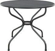 Royal Garden strekmetaal tuintafel rond - Ø90 cm. - Antraciet