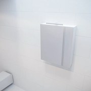 Mondiaz Cubb spiegelkast 50x70x16cm kleur talc met 1 deur