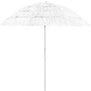 vidaXL Strandparasol Hawaï 240 cm wit