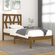 vidaXL Bedframe grenenhout honingbruin 75x190 cm 2FT6 Small Single