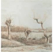 Goossens Schilderij Vincent Van Gogh, 74 x 74 cm