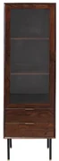 Kare Design Ravello Smalle Vitrinekast Sheeshamhout - 55x40x170cm.