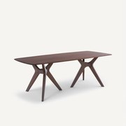 Rechthoekige tafel in massief notenhout, Maricielo