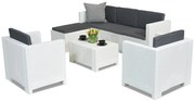 Colorado Relax Corner 6 witte Bica technorattan loungemeubelset