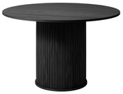 Ronde Tafel Zwart - 120 X 120cm.