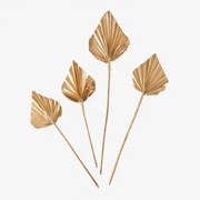 Pack Van 4 Decoratieve Gedroogde Takken Bopay Goud - Sklum
