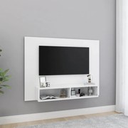 vidaXL Tv-wandmeubel 120x23,5x90 cm spaanplaat wit