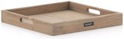 Dienblad voor buiten en binnen  | ROUGH-X | Teakhout | Old Teak Greywash | 50x50cm | Kees Smit Tuinmeubelen