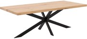 Goossens Eettafel Blade, Strak blad 220 x 100 cm 6 cm dik