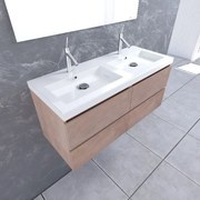 Mueller Rio houten badmeubel 120cm 2 kraangaten